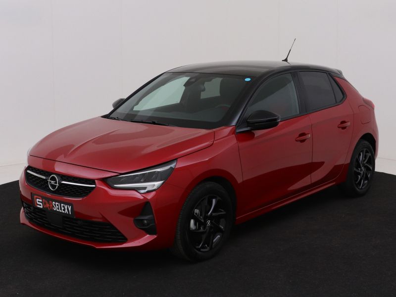 Het vergelijkbare aanbod Opel Corsa van Autobedrijf Roberts Kerketuinen in het rood